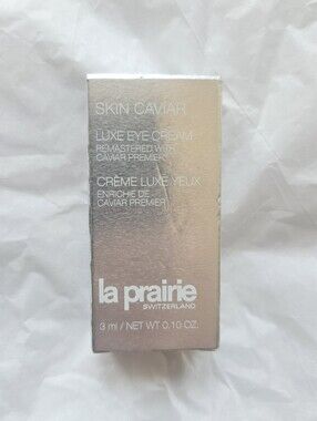 new La Prairie Skin Caviar Luxe Eye Cream Crème Luxury Skincare Travel Sephora